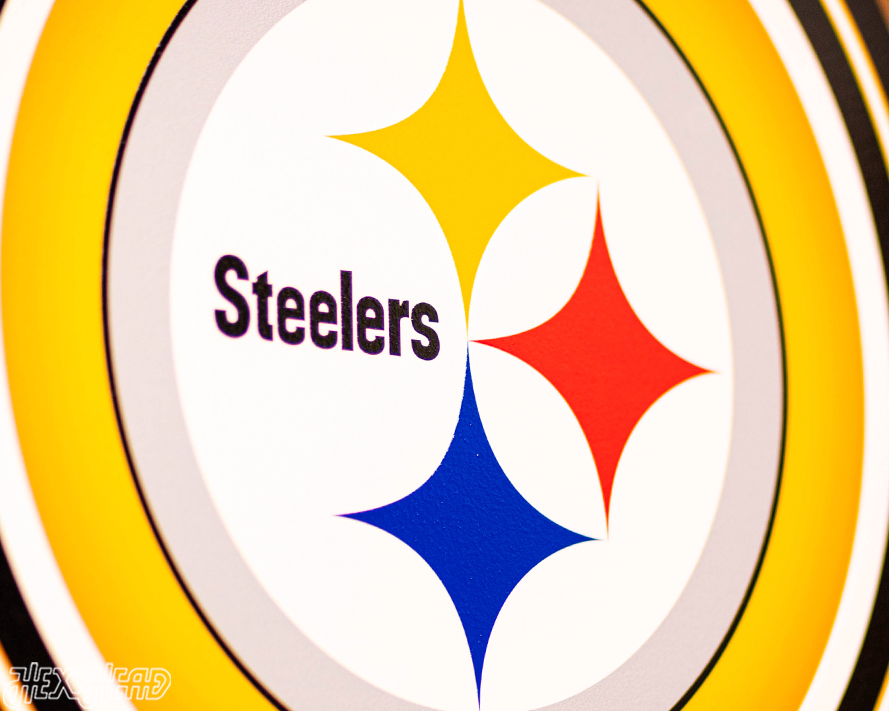 VARSITY Collection- Single Layer Pittsburgh Steelers Metal Wall Art
