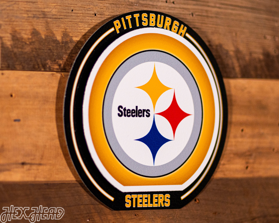Pittsburgh Steelers Double Play On the Shelf or on the Wall Art