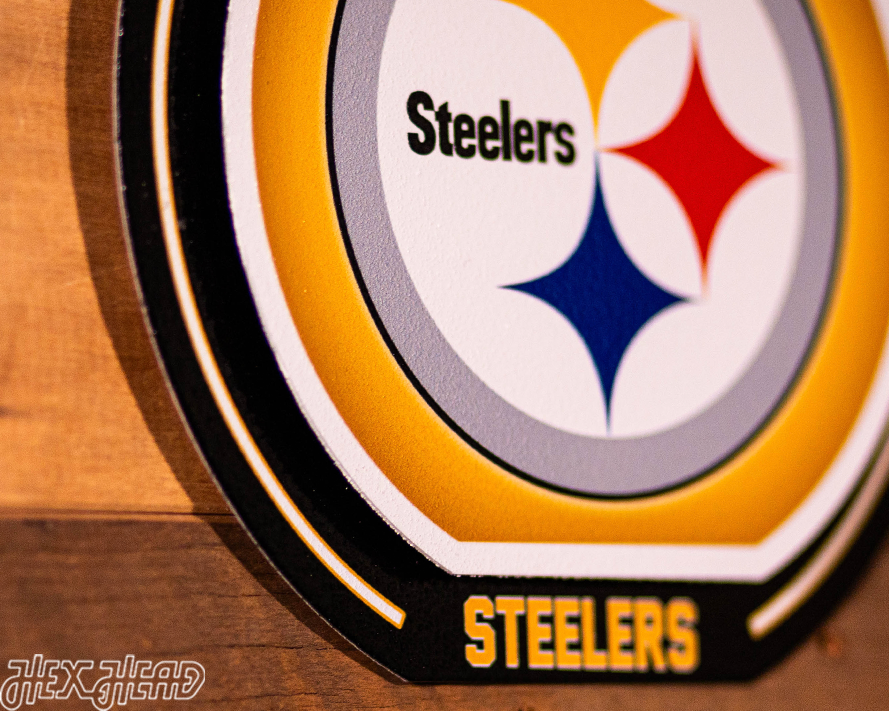 Pittsburgh Steelers Double Play On the Shelf or on the Wall Art