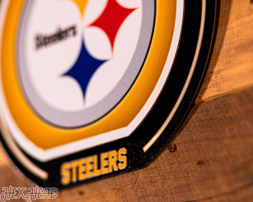 Pittsburgh Steelers Double Play On the Shelf or on the Wall Art
