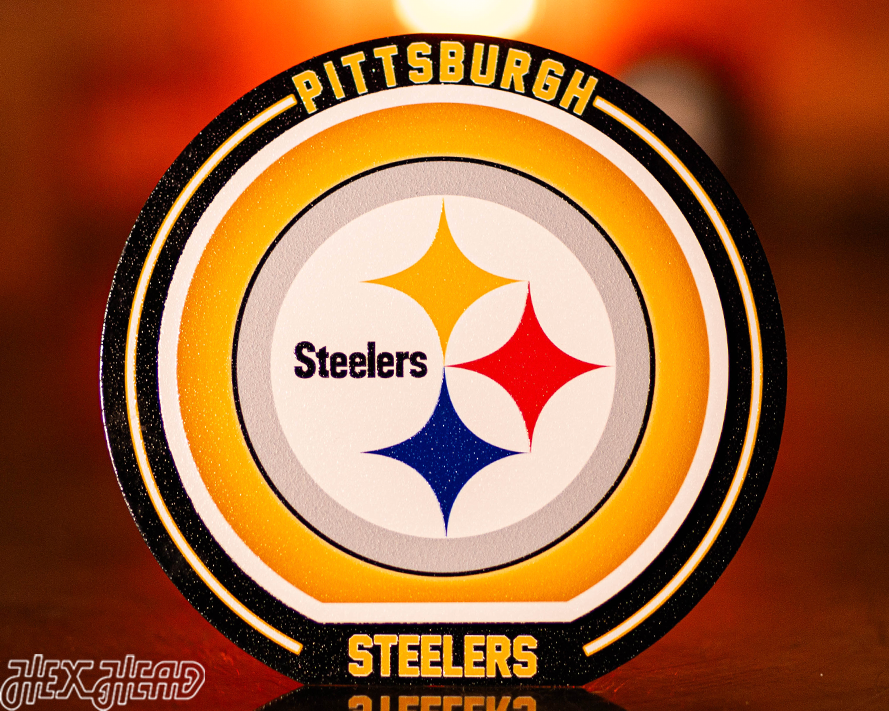 Pittsburgh Steelers "Double Play" On the Shelf or on the Wall Art