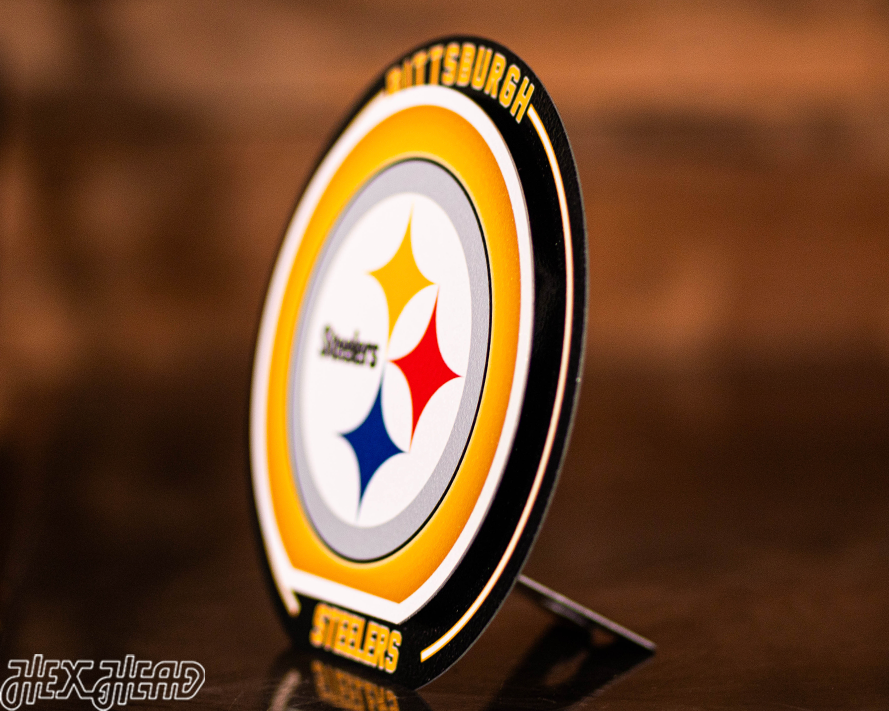 Pittsburgh Steelers Double Play On the Shelf or on the Wall Art