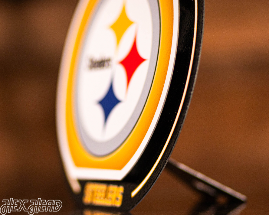 Pittsburgh Steelers Double Play On the Shelf or on the Wall Art