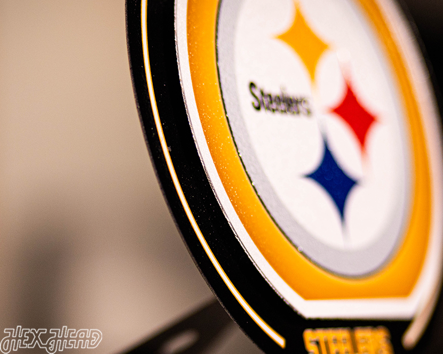 Pittsburgh Steelers Double Play On the Shelf or on the Wall Art