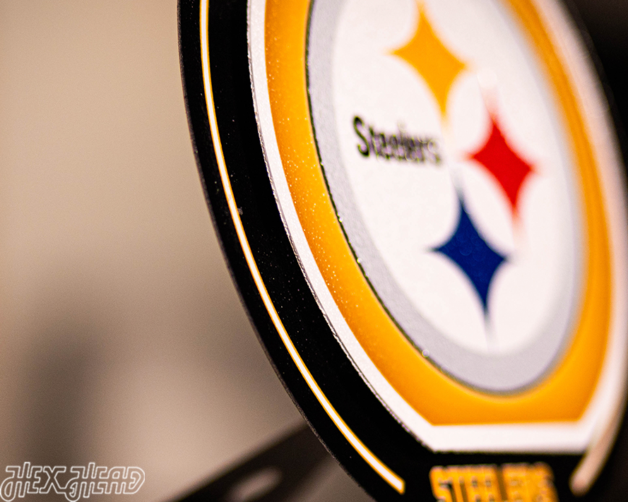 Pittsburgh Steelers "Double Play" On the Shelf or on the Wall Art