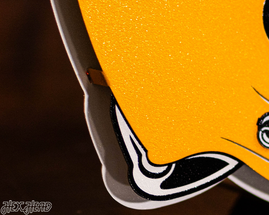 Pittsburgh Steelers BLITZ Collection - 8 Layer Alternate Helmet 3D Vintage Metal Wall Art