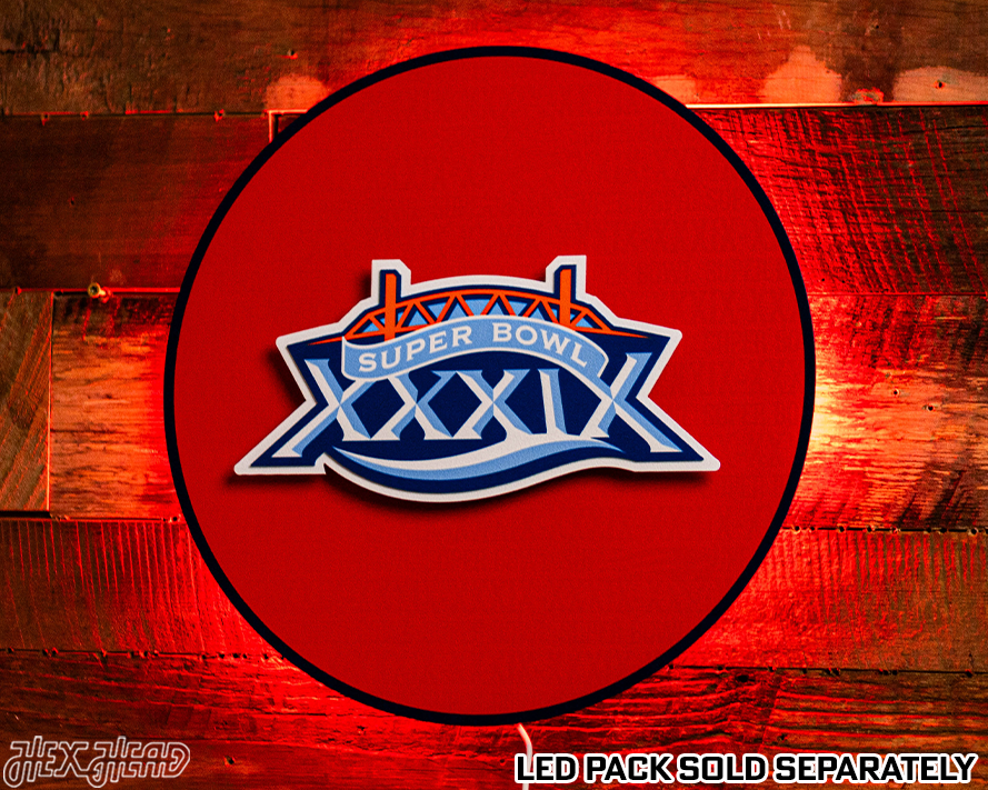 New England Patriots Super Bowl XXXIX CRAFT SERIES 3D Embossed Metal Wall Art