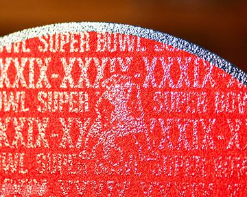 New England Patriots Super Bowl XXXIX CRAFT SERIES 3D Embossed Metal Wall Art