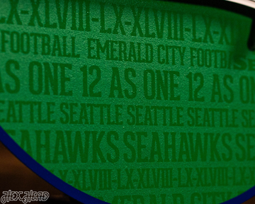 Seattle Seahawks CRAFT SERIES 3D Embossed Metal Wall Art
