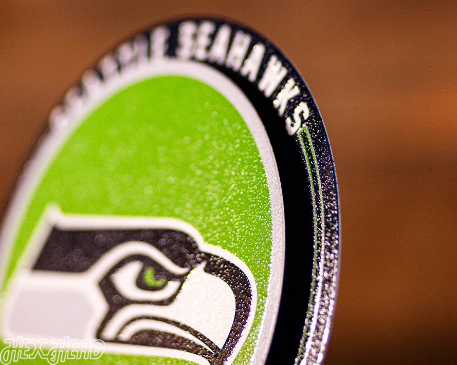 Seattle Seahawks "Double Play" On the Shelf or on the Wall Art