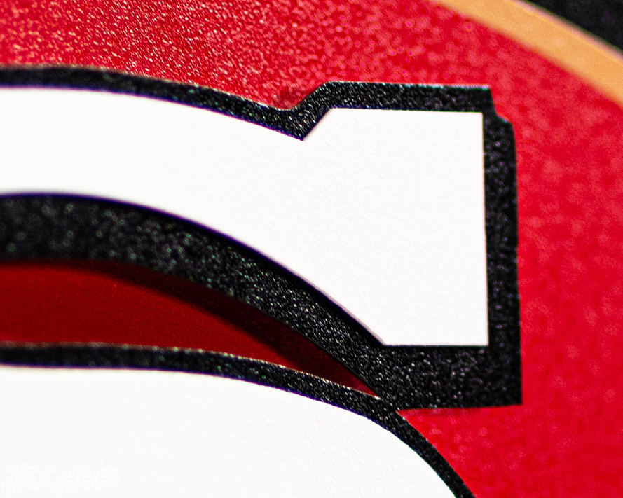 San Francisco 49ers "SF Oval" 3D Vintage Metal Wall Art