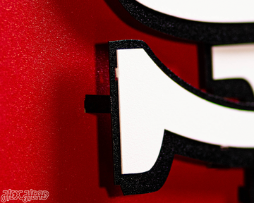 San Francisco 49ers "SF Oval" 3D Vintage Metal Wall Art