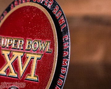San Francisco 49ers Super Bowl XVI "DOUBLE PLAY" On The Shelf or On The Wall