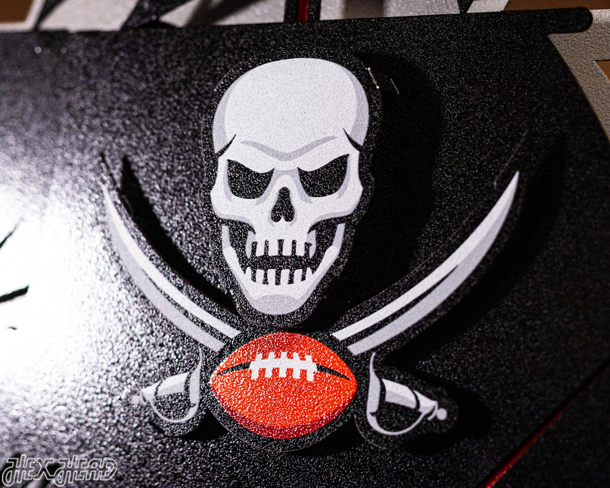 Tampa Bay Buccaneers Ship 3D Vintage Metal Wall Art