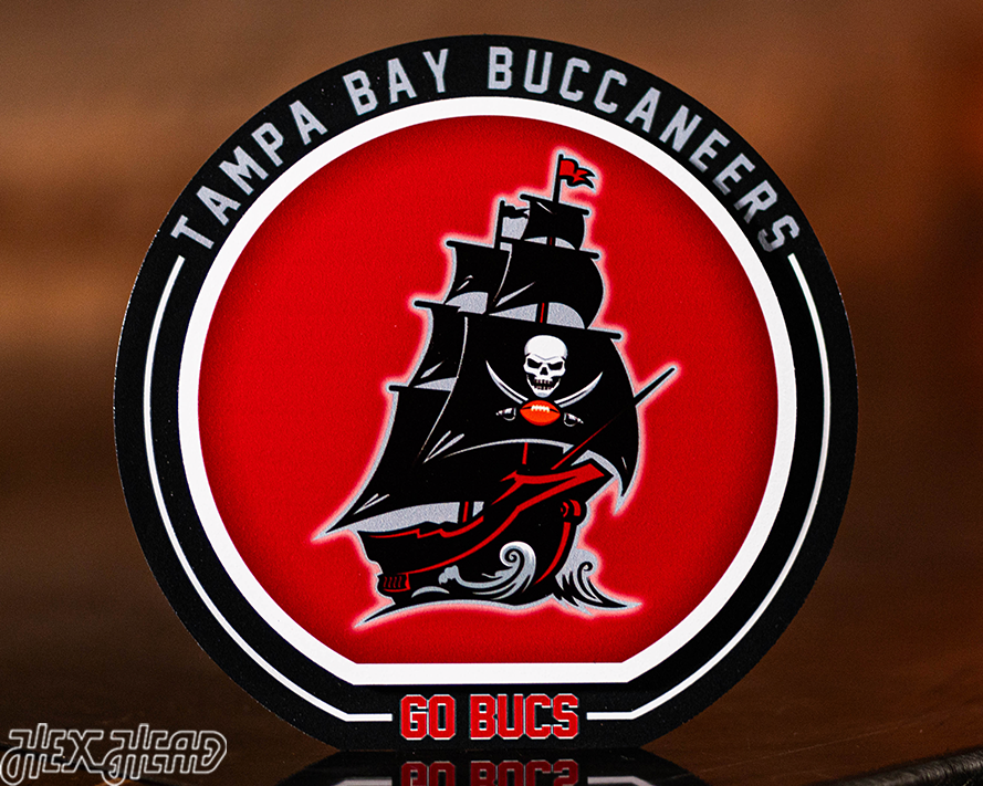 Tampa Bay Buccaneers "Double Play" On the Shelf or on the Wall Art