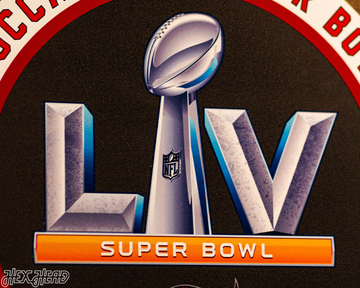 VARSITY Collection- SINGLE Layer Super Bowl LV Tampa Bay Buccaneers Metal Wall Art