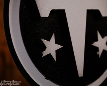 MONOCHROME - Tennessee Titans 3D Vintage Metal Wall Art
