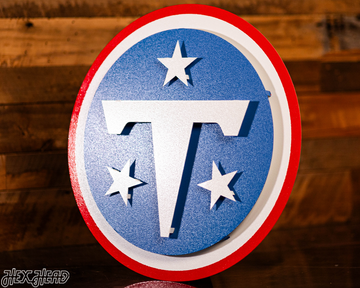 Tennessee Titans 3D Vintage Metal Wall Art