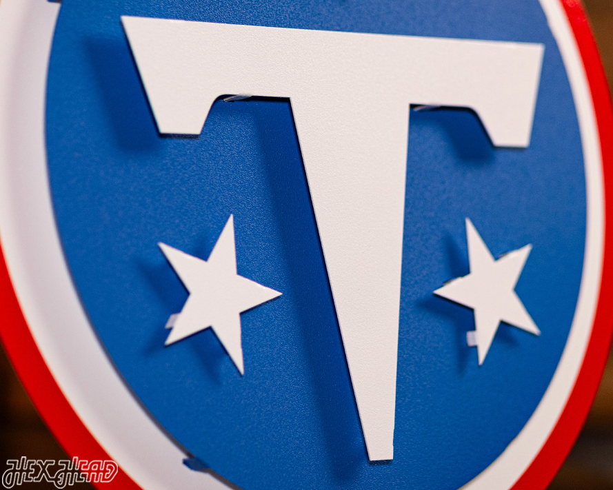 Tennessee Titans 3D Vintage Metal Wall Art