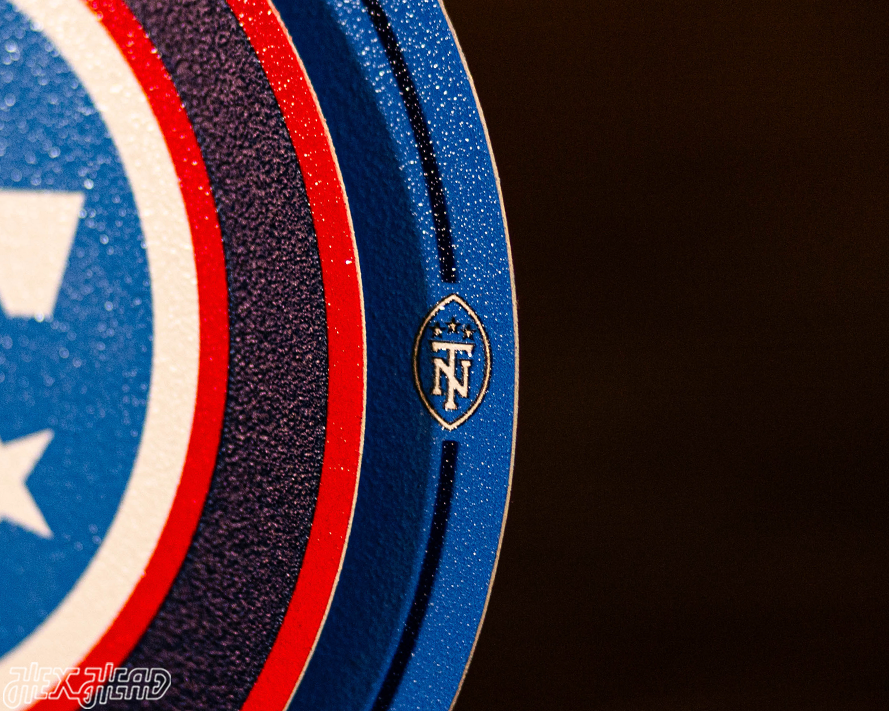 Tennessee Titans "Double Play" On the Shelf or on the Wall Art