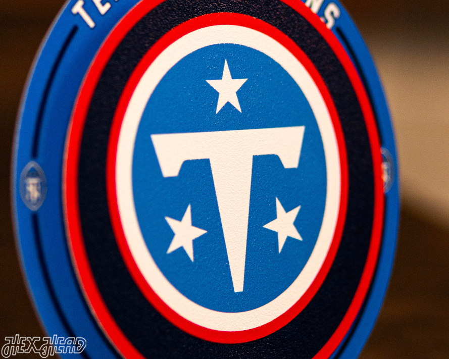 Tennessee Titans "Double Play" On the Shelf or on the Wall Art