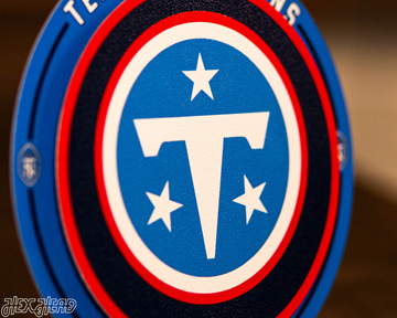 Tennessee Titans "Double Play" On the Shelf or on the Wall Art