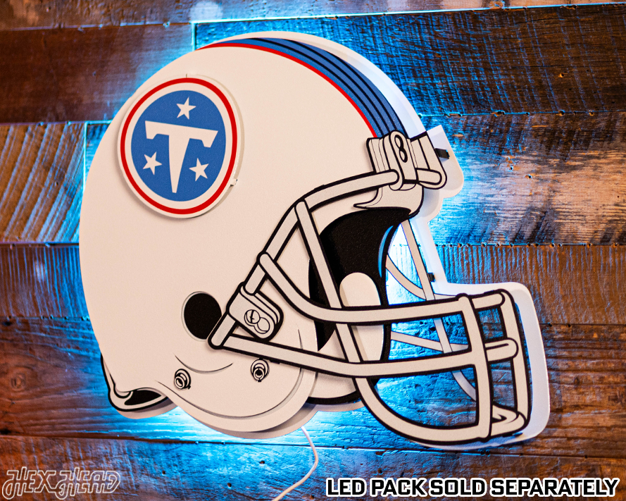 Tennessee Titans BLITZ Collection - 8 Layer Helmet 3D Vintage Metal Wall Art