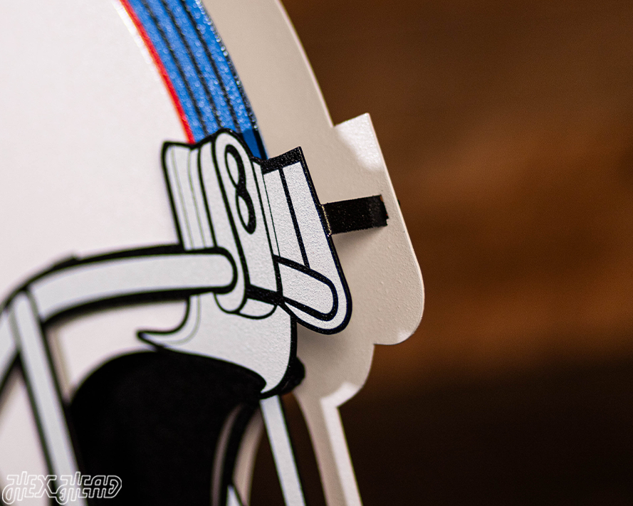 Tennessee Titans BLITZ Collection - 8 Layer Helmet 3D Vintage Metal Wall Art