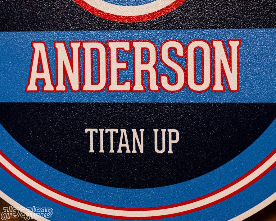 Tennessee Titans Personalized Monogram Metal Art
