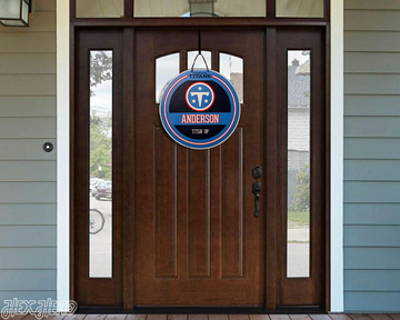 Tennessee Titans Personalized Monogram Metal Art