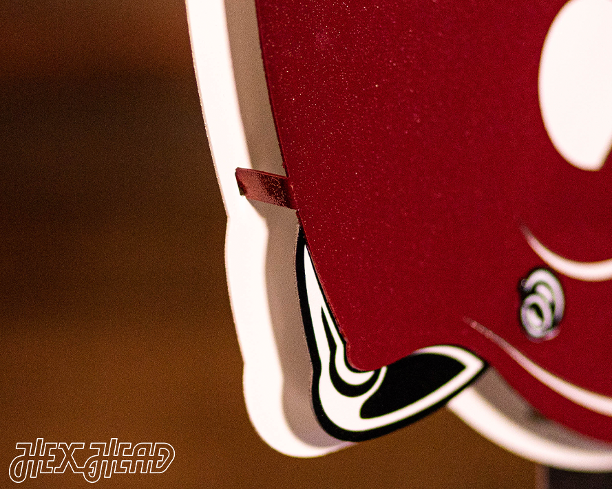 Washington Commanders BLITZ Collection - 8 Layer Helmet 3D Vintage Metal Wall Art