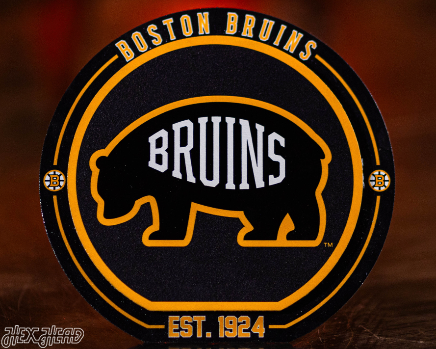 Boston Bruins "Double Play" On the Shelf or on the Wall Art