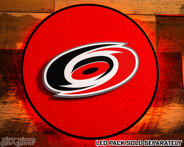 Carolina Hurricanes CRAFT SERIES 3D Embossed Metal Wall Art