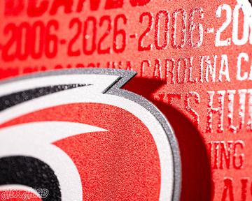 Carolina Hurricanes CRAFT SERIES 3D Embossed Metal Wall Art
