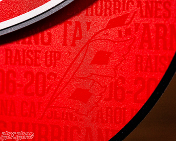Carolina Hurricanes CRAFT SERIES 3D Embossed Metal Wall Art