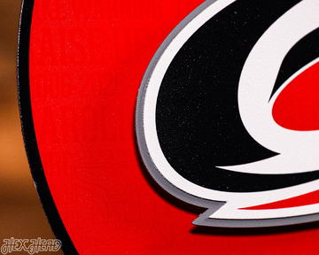 Carolina Hurricanes CRAFT SERIES 3D Embossed Metal Wall Art