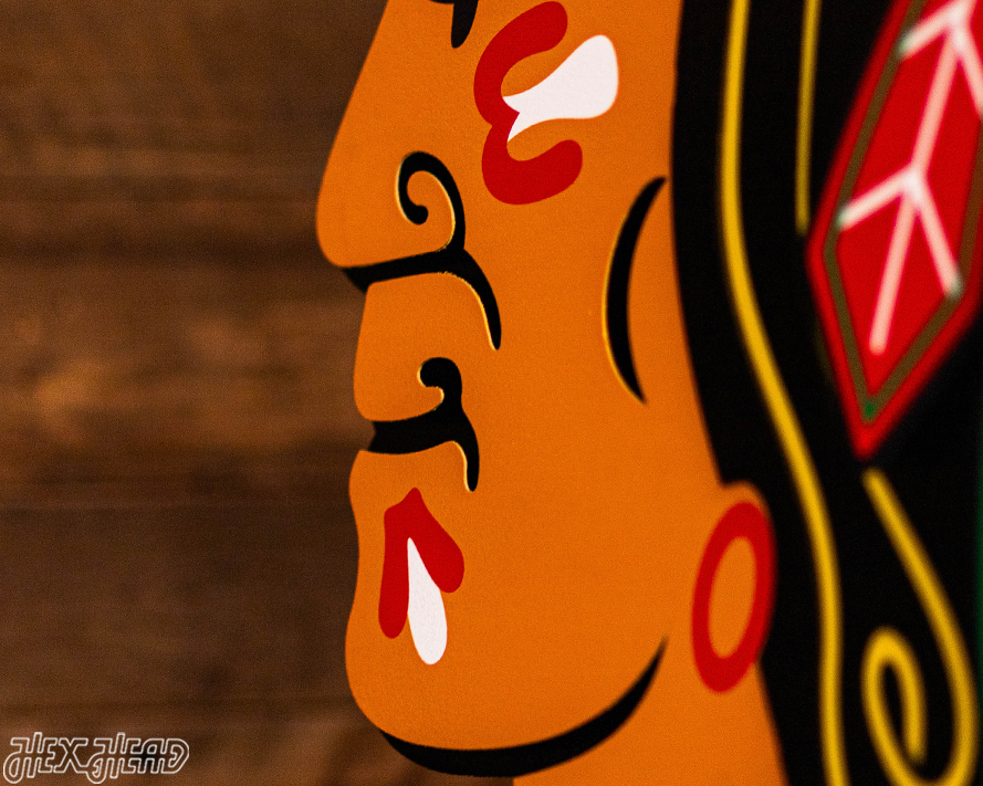 Chicago Blackhawks 3D Vintage Metal Wall Art