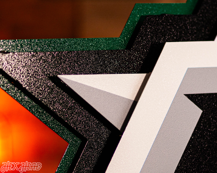 Dallas Stars NHL 3D Vintage Metal Wall Art
