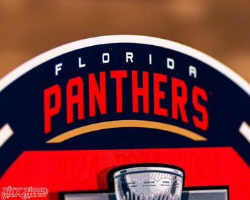 Florida Panthers Back to Back 2025 Stanley Cup Champions 3D Metal Wall Art