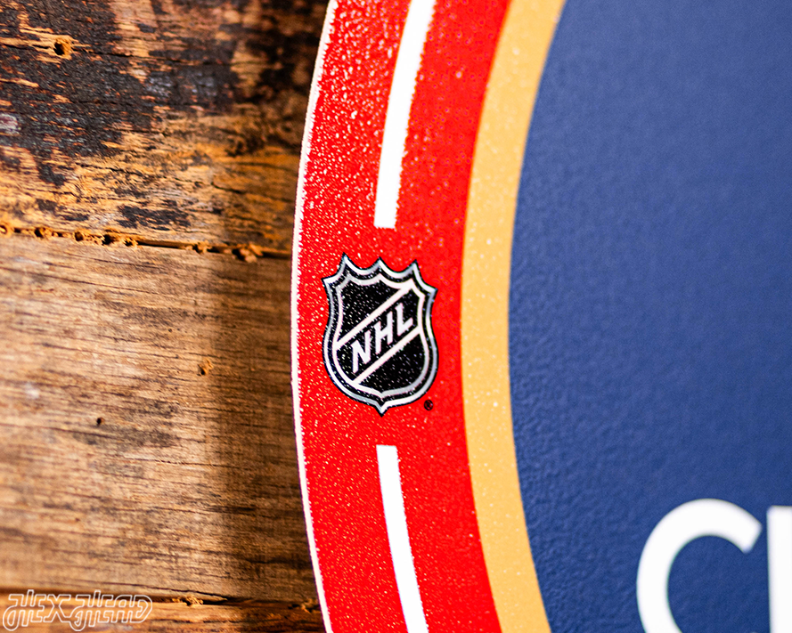 VARSITY Collection- SINGLE layer Florida Panthers 2025 Stanley Cup Metal Wall Art