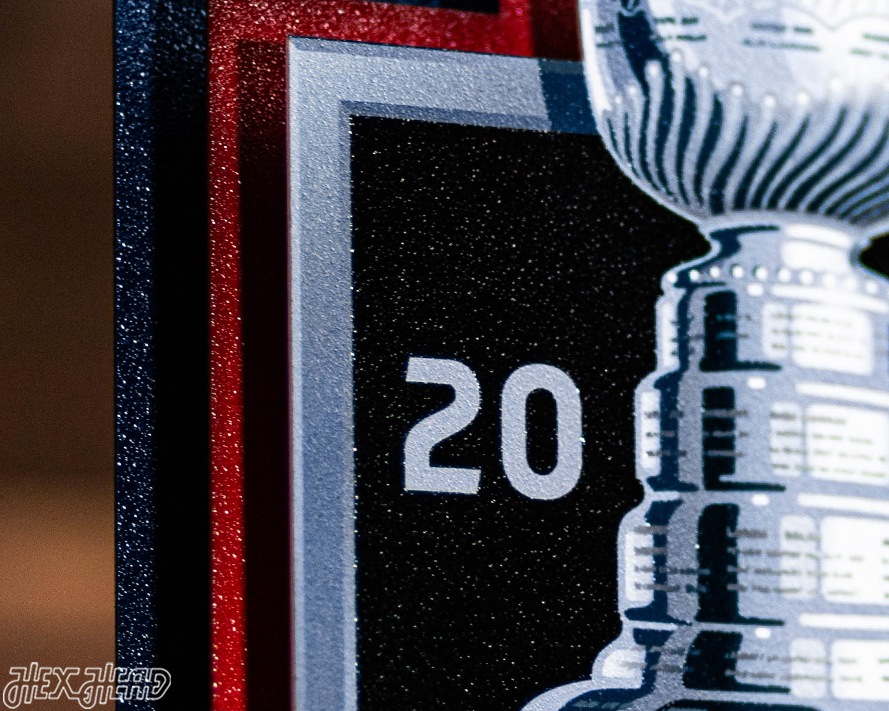 Florida Panthers OFFICIAL 2025 Stanley Cup Champion 3D Metal Wall Art