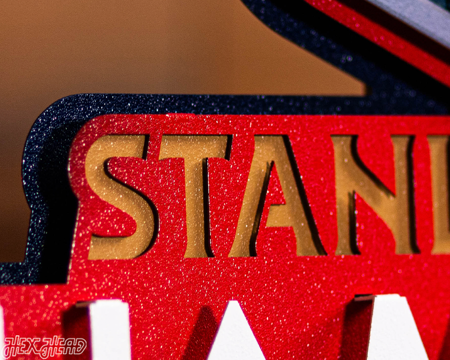 Florida Panthers OFFICIAL 2025 Stanley Cup Champion 3D Metal Wall Art