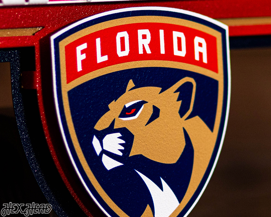Florida Panthers OFFICIAL 2025 Stanley Cup Champion 3D Metal Wall Art