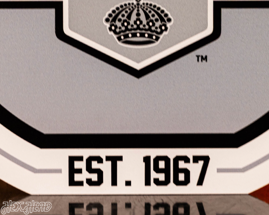 VARSITY Collection — Single Layer Los Angeles Kings Metal Wall Art