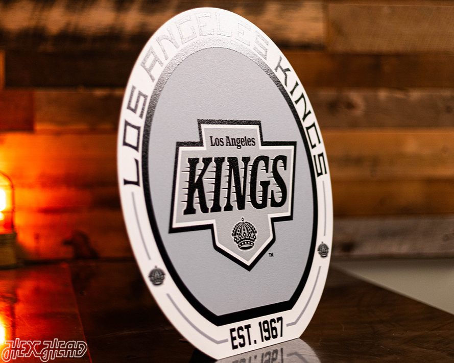 VARSITY Collection — Single Layer Los Angeles Kings Metal Wall Art