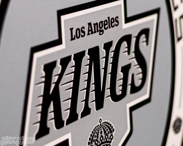 VARSITY Collection — Single Layer Los Angeles Kings Metal Wall Art