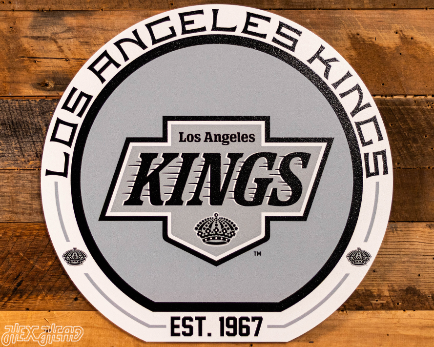 VARSITY Collection — Single Layer Los Angeles Kings Metal Wall Art
