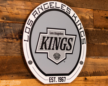 VARSITY Collection — Single Layer Los Angeles Kings Metal Wall Art