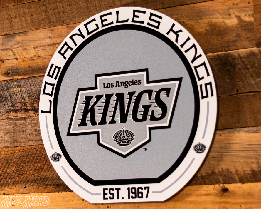 VARSITY Collection — Single Layer Los Angeles Kings Metal Wall Art