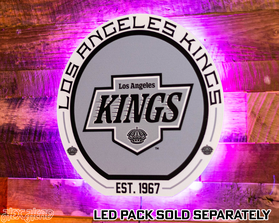 VARSITY Collection — Single Layer Los Angeles Kings Metal Wall Art